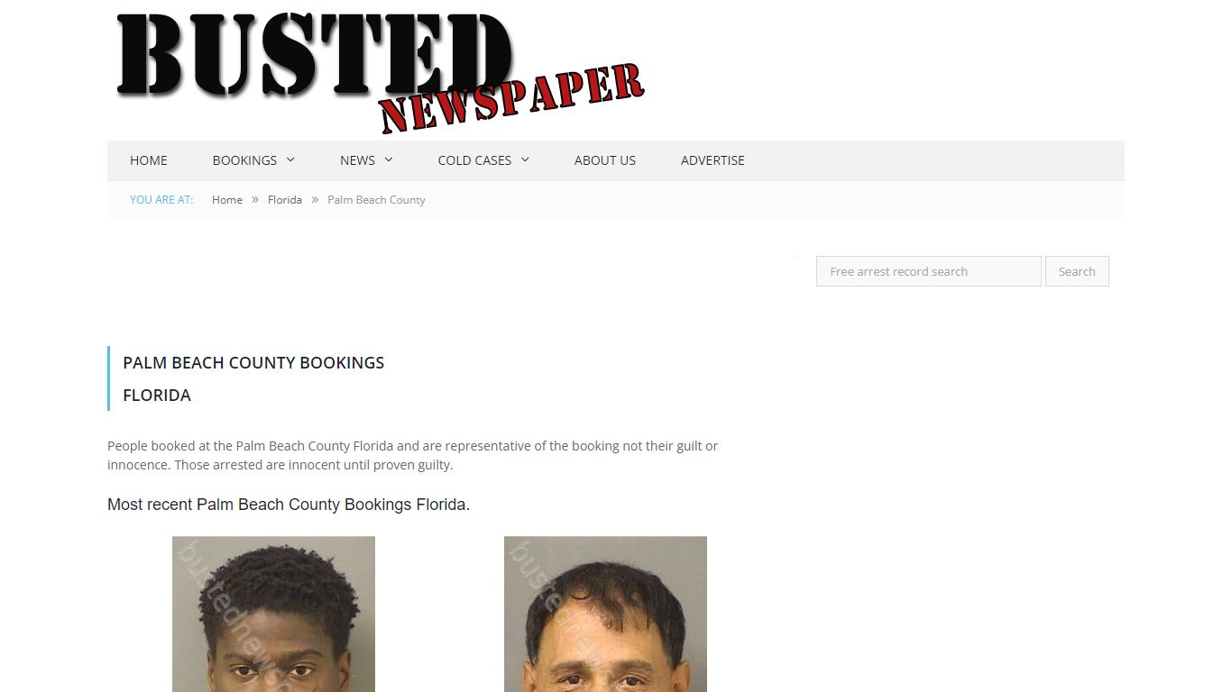 Palm Beach County, FL Mugshots - BUSTEDNEWSPAPER.COM
